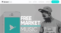 Desktop Screenshot of freemarketmusic.com